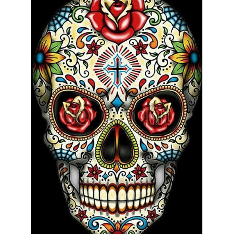 Colourful Skull Diamond P...